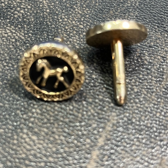 Vintage 70’s Horse CuffLinks - Picture 5 of 5